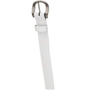 Wholesale Lot of 8 Belts Faded Glory Womens Leather Belt 1.5" White, Size XL 46"
